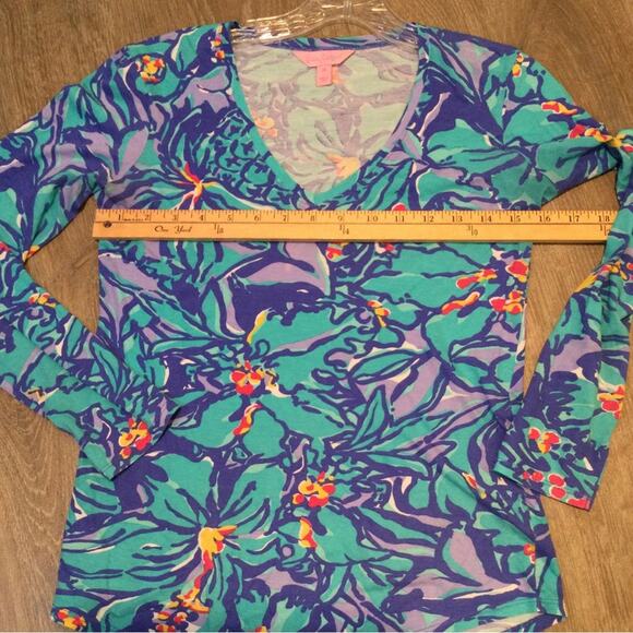 Lilly Pulitzer Arielle Mai Tai Blue Purple XS - Picture 4 of 7